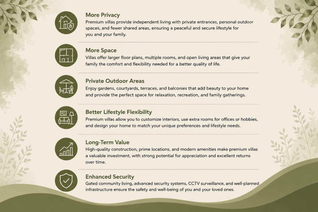 Benefits of buying premium villas for sale in Kottayam with spacious interiors, privacy, and modern amenities
